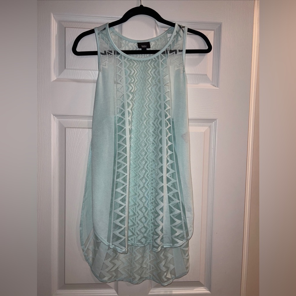 Mossimo Flowy Mesh Tank Top- Medium